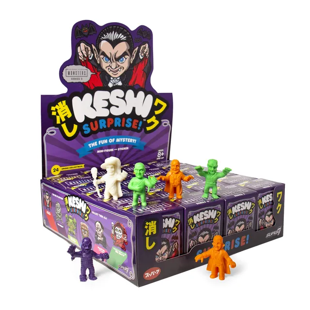 Super7 Universal Monsters Keshi cutie surpriza Wave 2 set 24