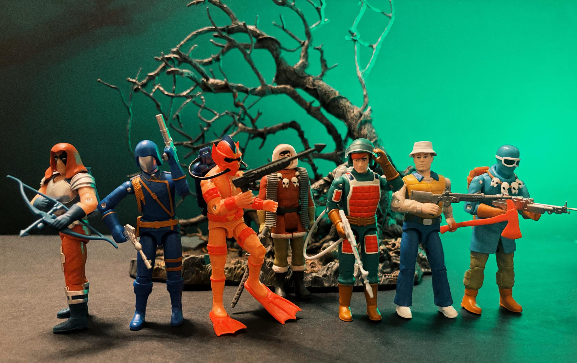 Super7 G.I. Joe ReAction+ Cobra Commander figurina set comic Issue 1
