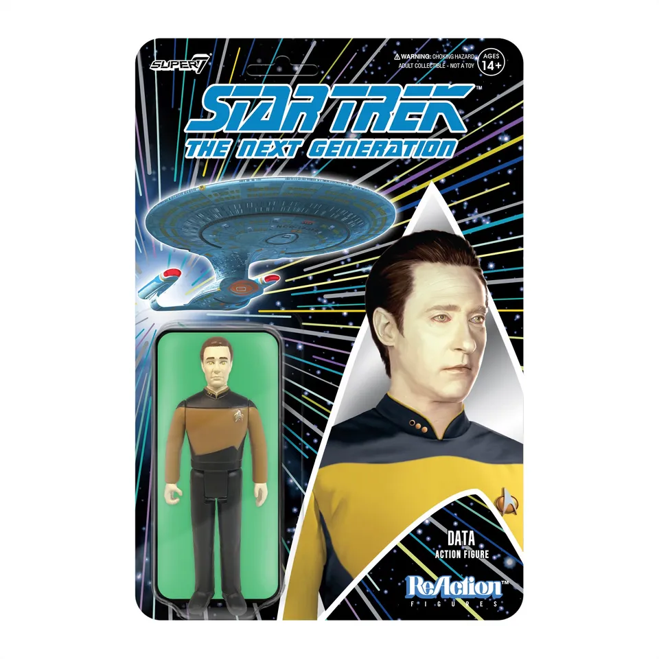 Super7 ReAction Data Star Trek figurina articulata 9,5 cm
