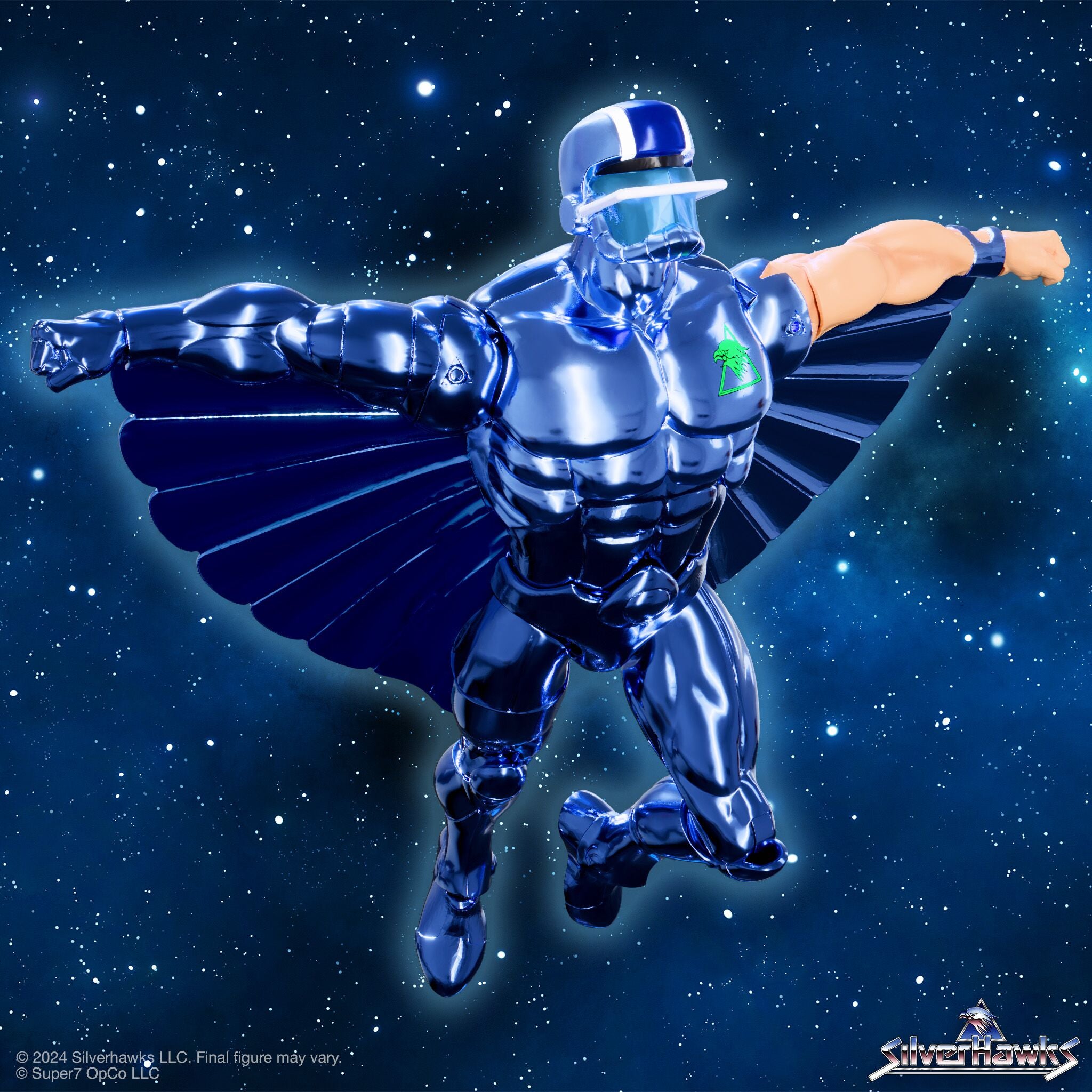 Super7 SilverHawks Ultimates Steelwill figurină vac-metal