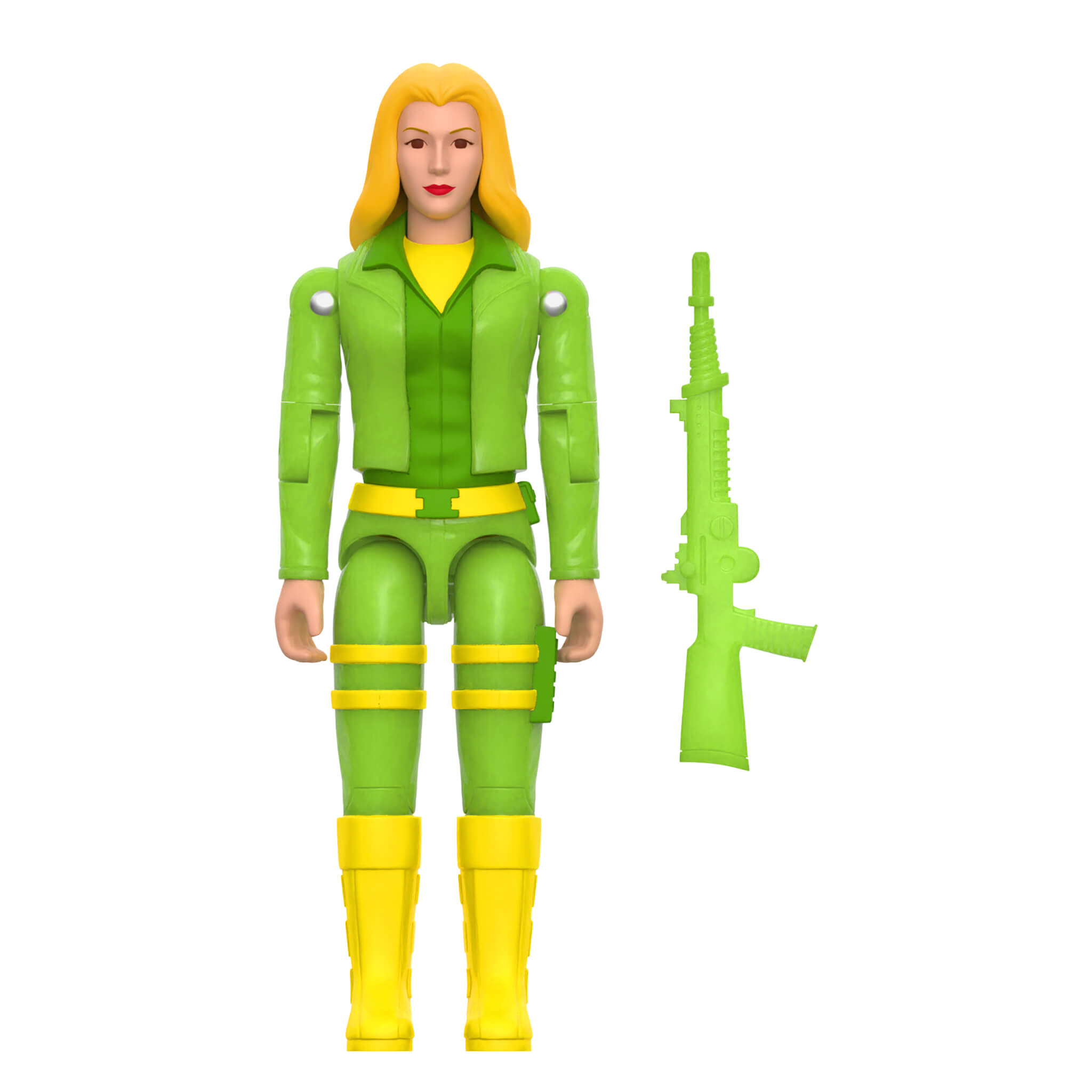 Super7 G.I. Joe Glow Patrol Green set 3 figurine ReAction+