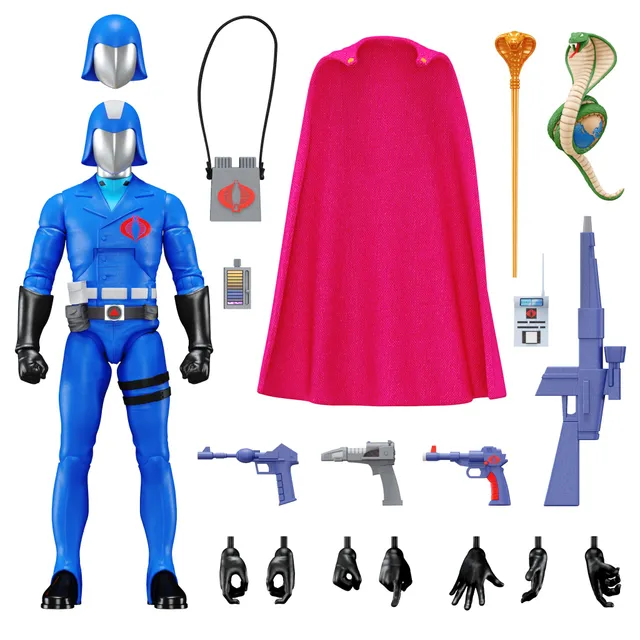 Super7 G.I. Joe ULTIMATES Cobra Commander figurina