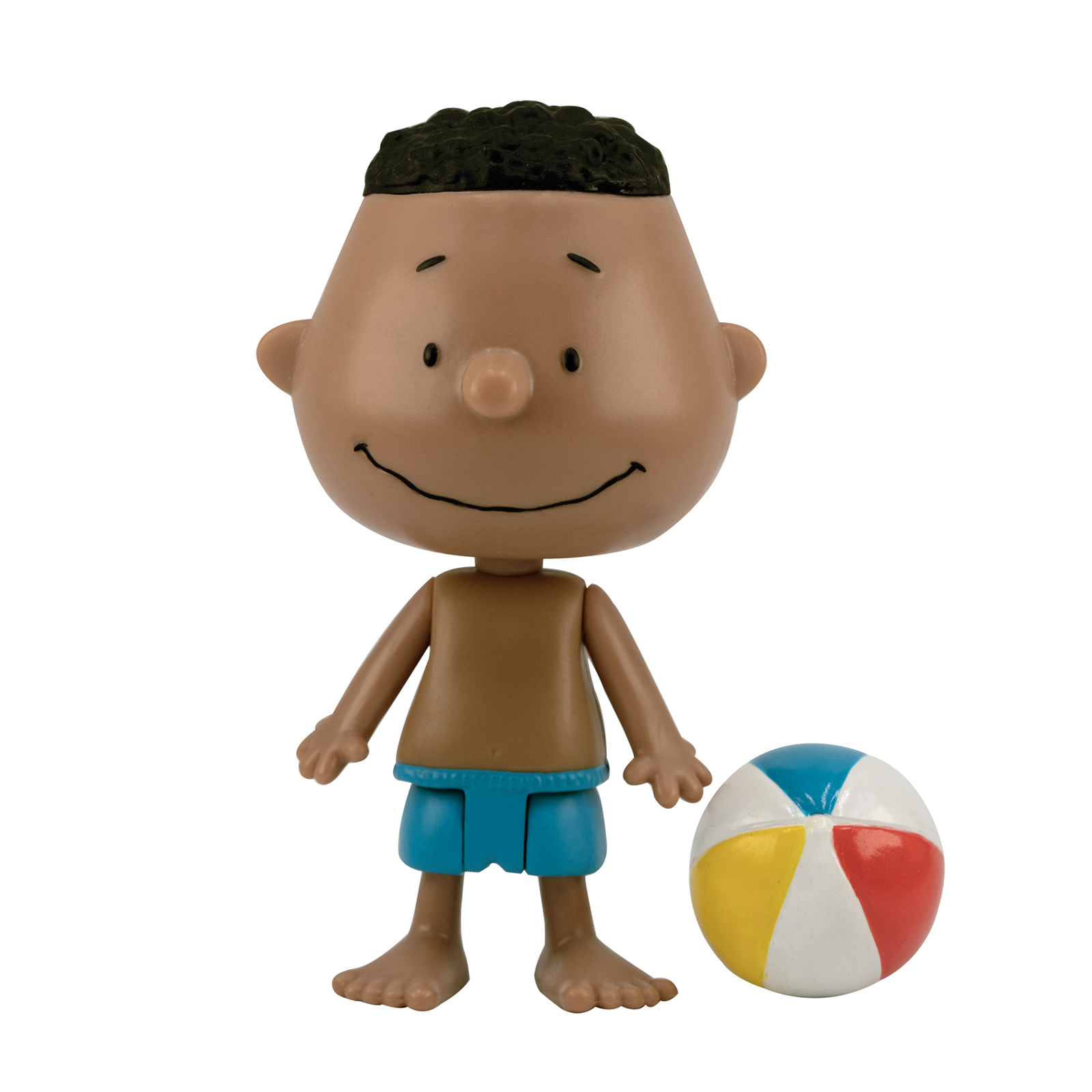 Peanuts ReAction Franklin figurina 9 cm cu minge plaja