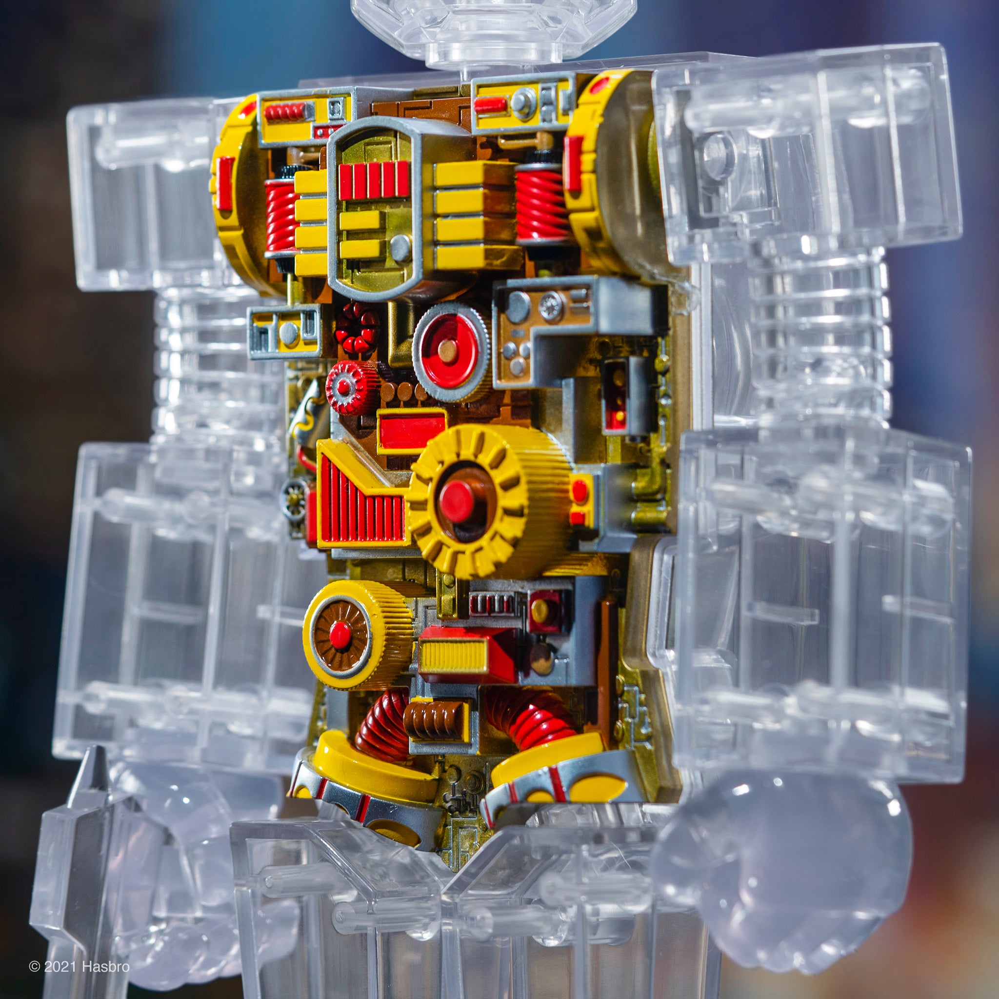 Super7 Transformers Bumblebee Super Cyborg Figurina Clear