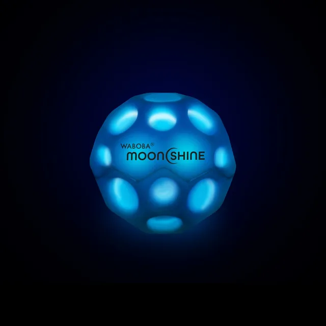Waboba Moonshine minge luminoasa LED verde saritoare