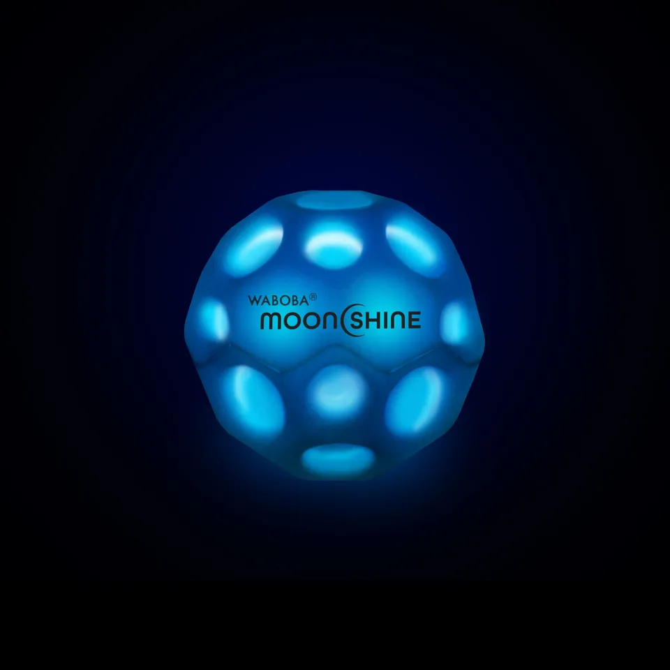 Waboba Moonshine minge luminoasa LED verde saritoare