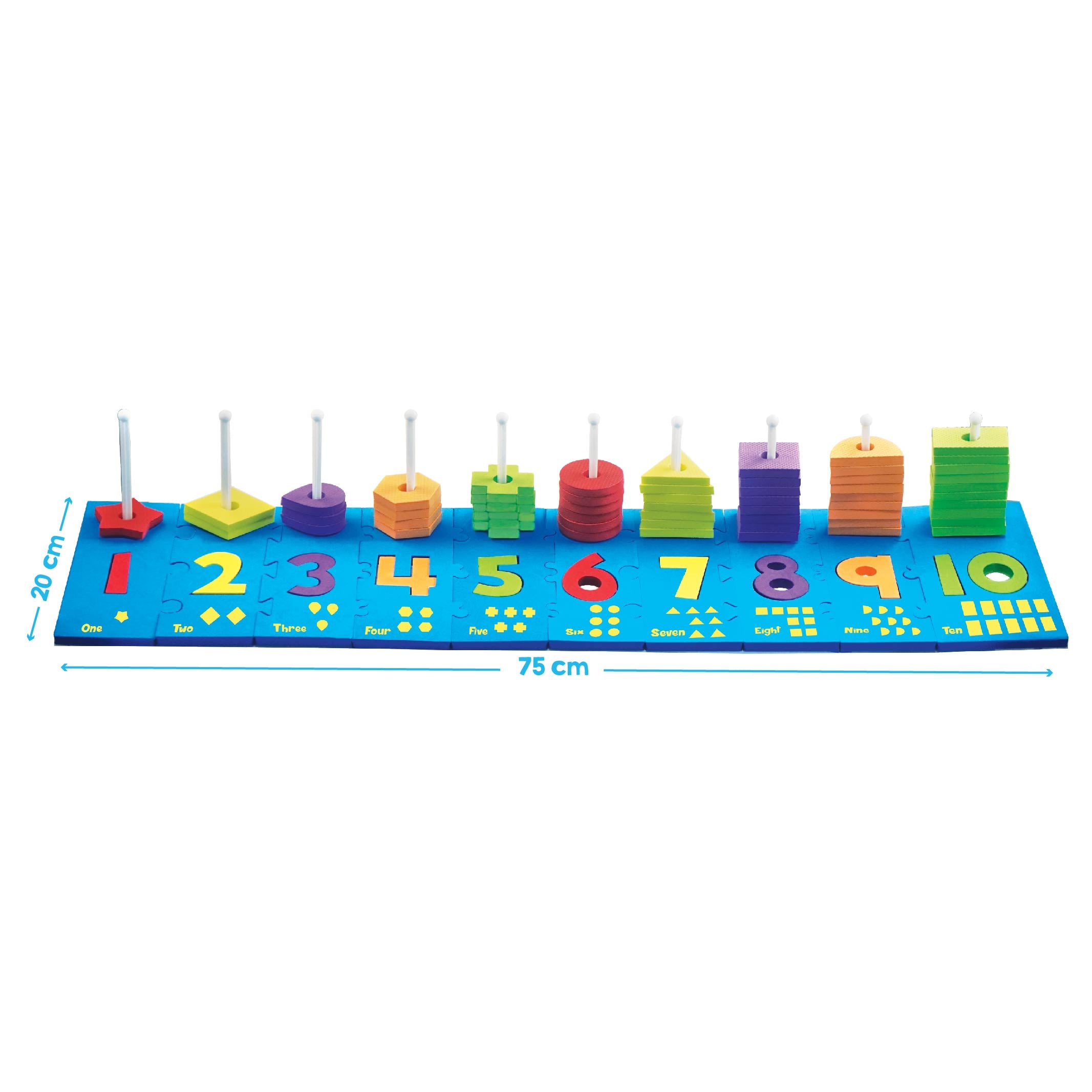 Imagimake Junior Abacus puzzle cifre 3 ani+