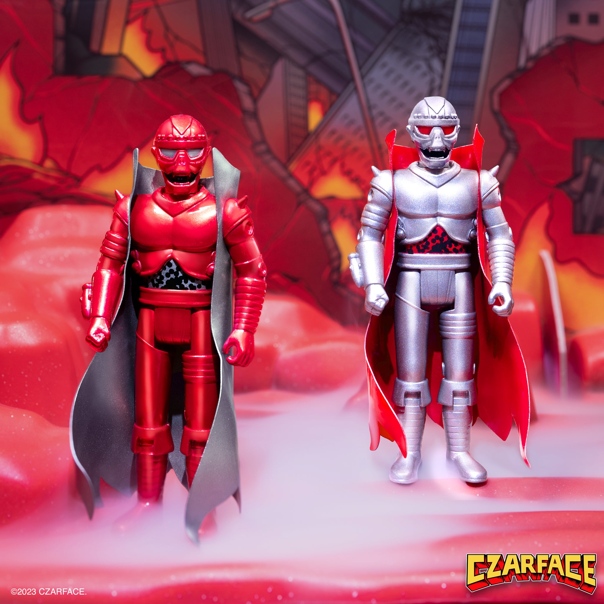 Super7 Czarface ReAction Battle Mode Double-Sided playset metalic