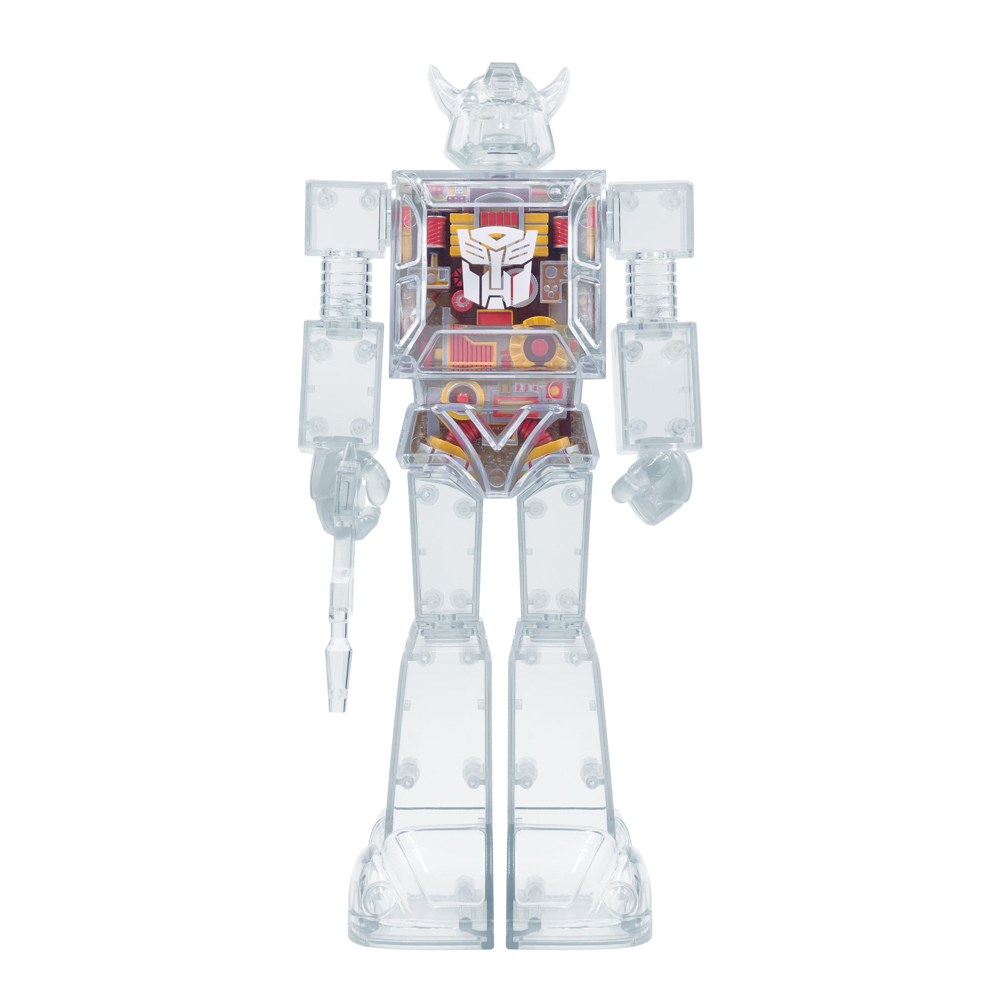 Super7 Transformers Bumblebee Super Cyborg Figurina Clear