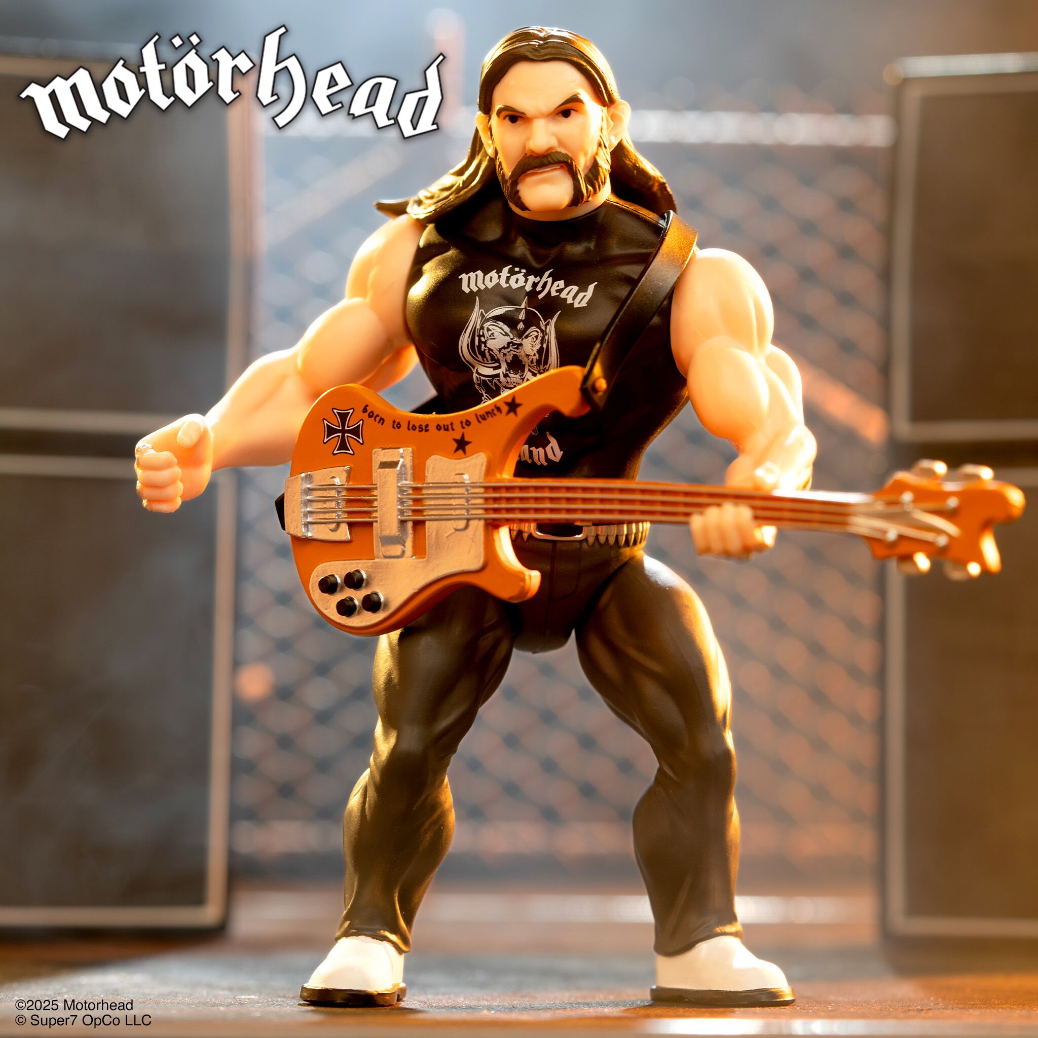 Super7 Motorhead Lemmy figurina vintage 14 cm