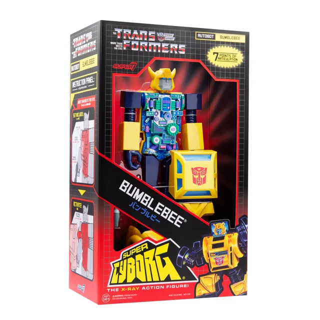 Super7 Cyborg Bumblebee G1 figurina 25 cm galbena