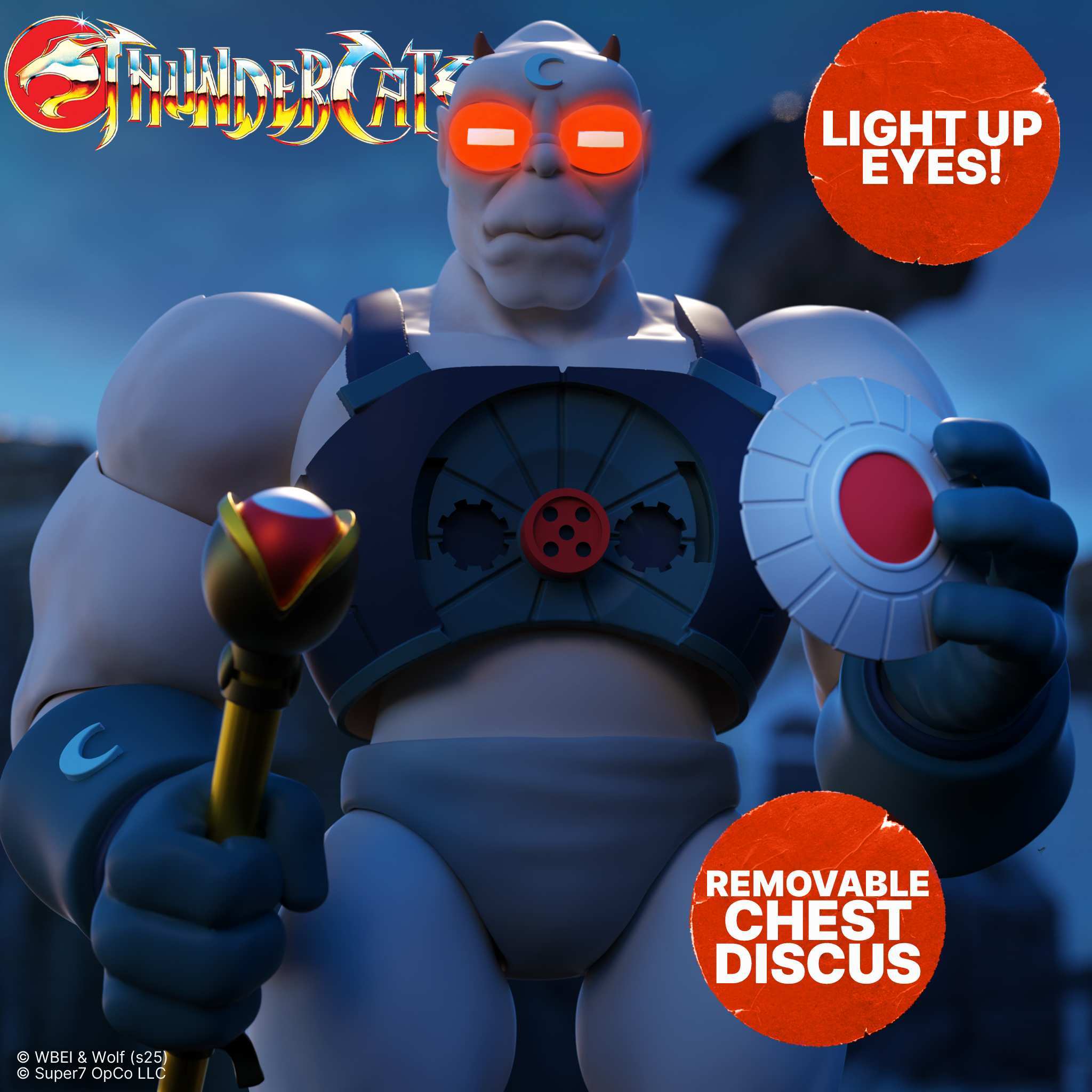 Super7 ThunderCats Ultimates King Lion-O Red Eye set 2 figurine