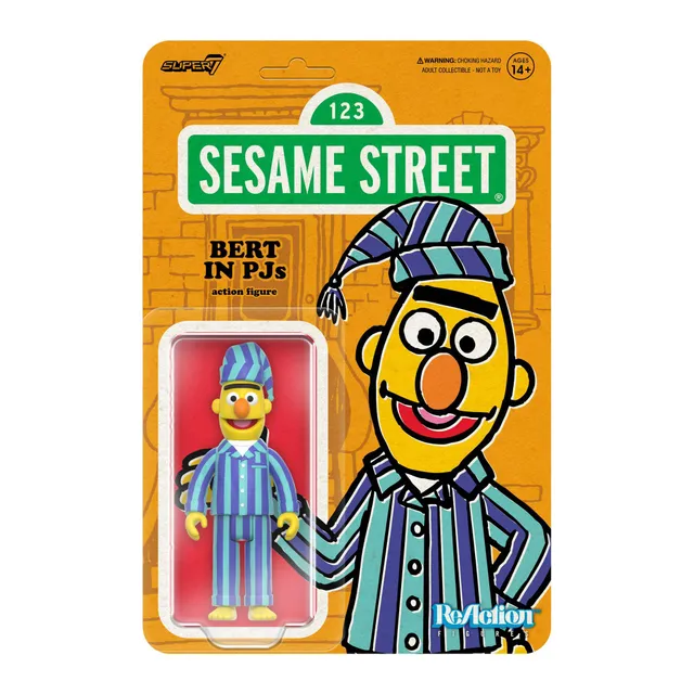 Super7 ReAction Bert PJs figurina 9,5 cm pijama