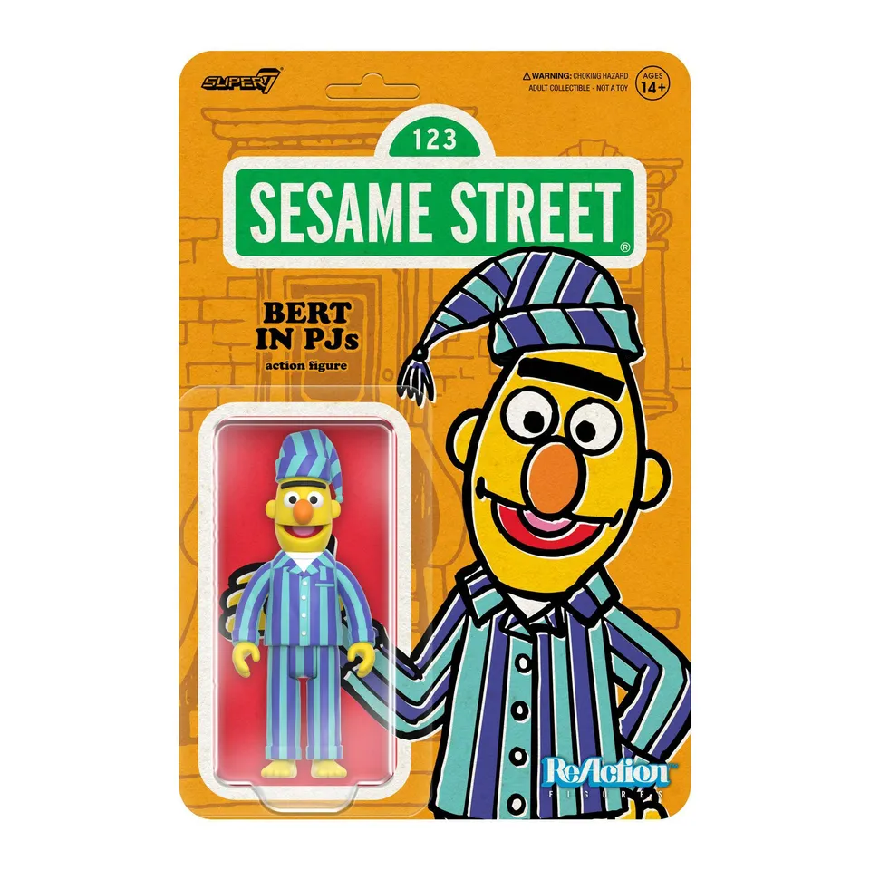 Super7 ReAction Bert PJs figurina 9,5 cm pijama