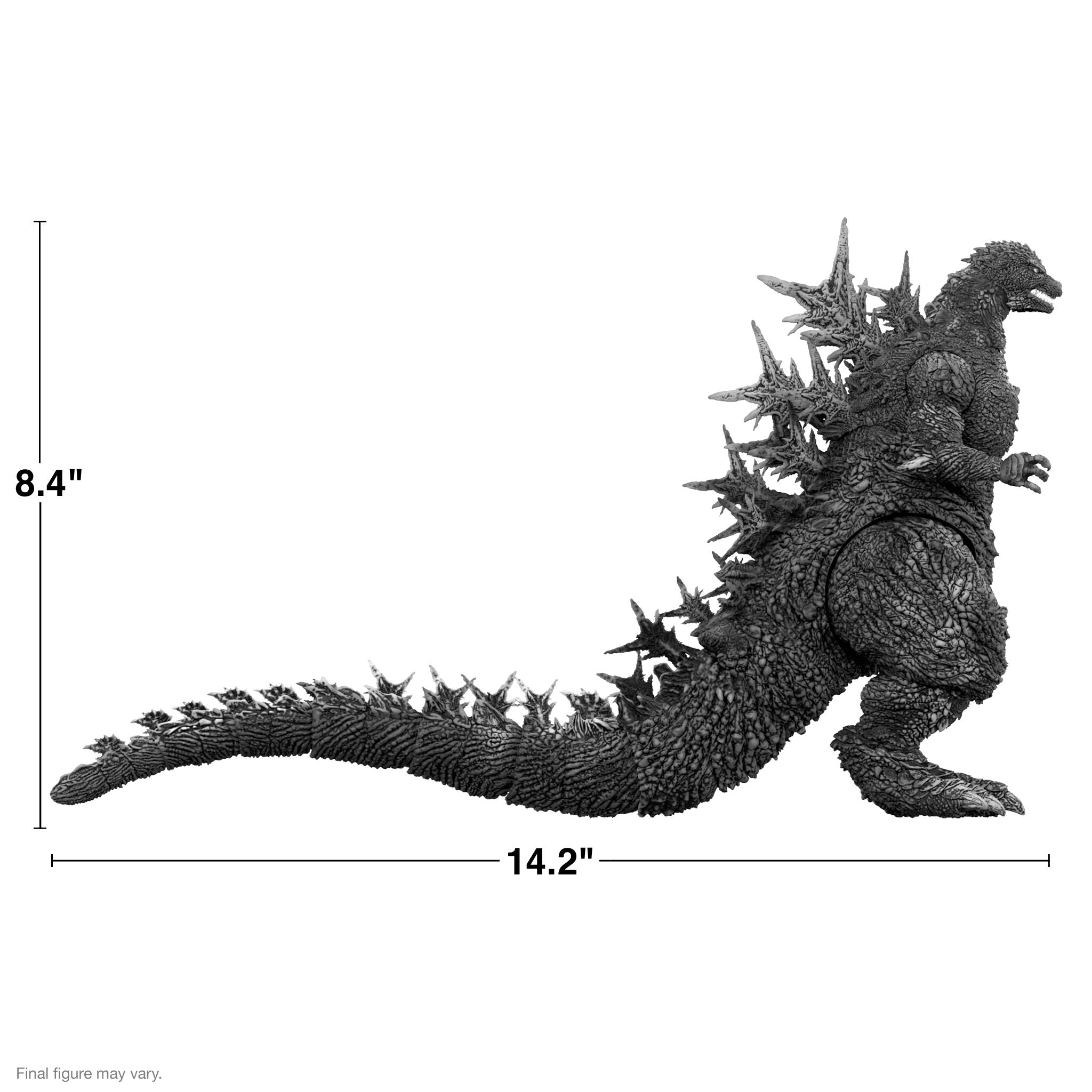 Super7 Toho Ultimates Godzilla Minus One Minus Color figurina 20cm