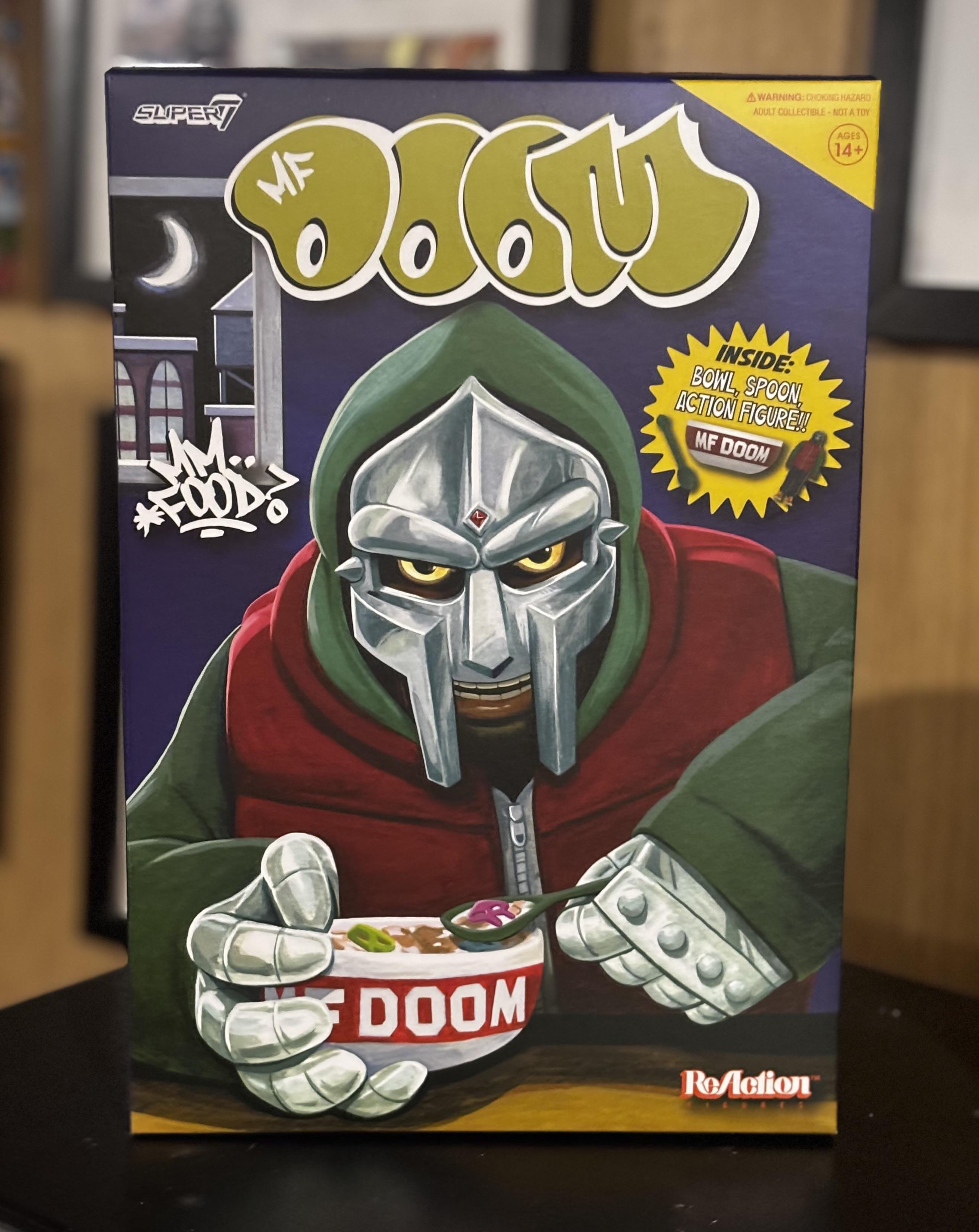 Super7 ReAction MF DOOM Mm Food figurina bol cereale