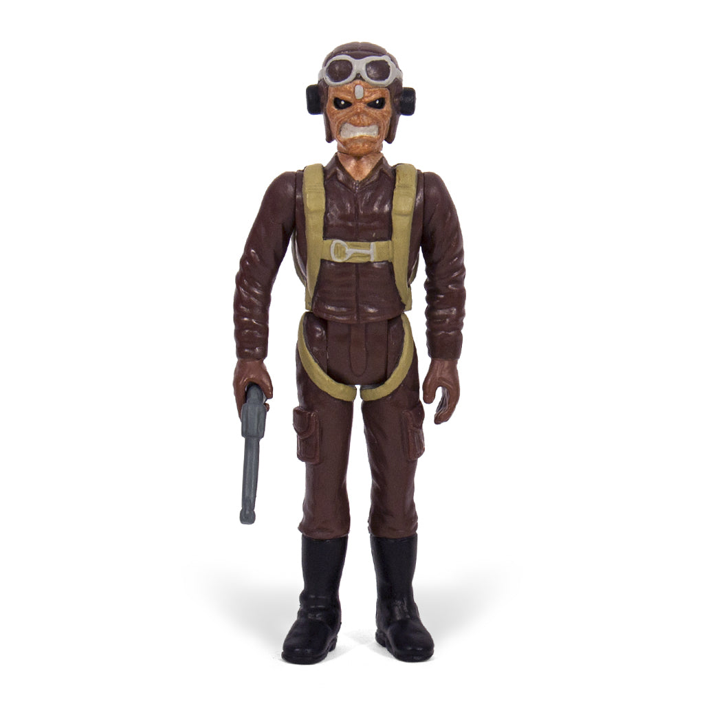 Super7 Iron Maiden ReAction Aces High figurină 9,5 cm cu pistol
