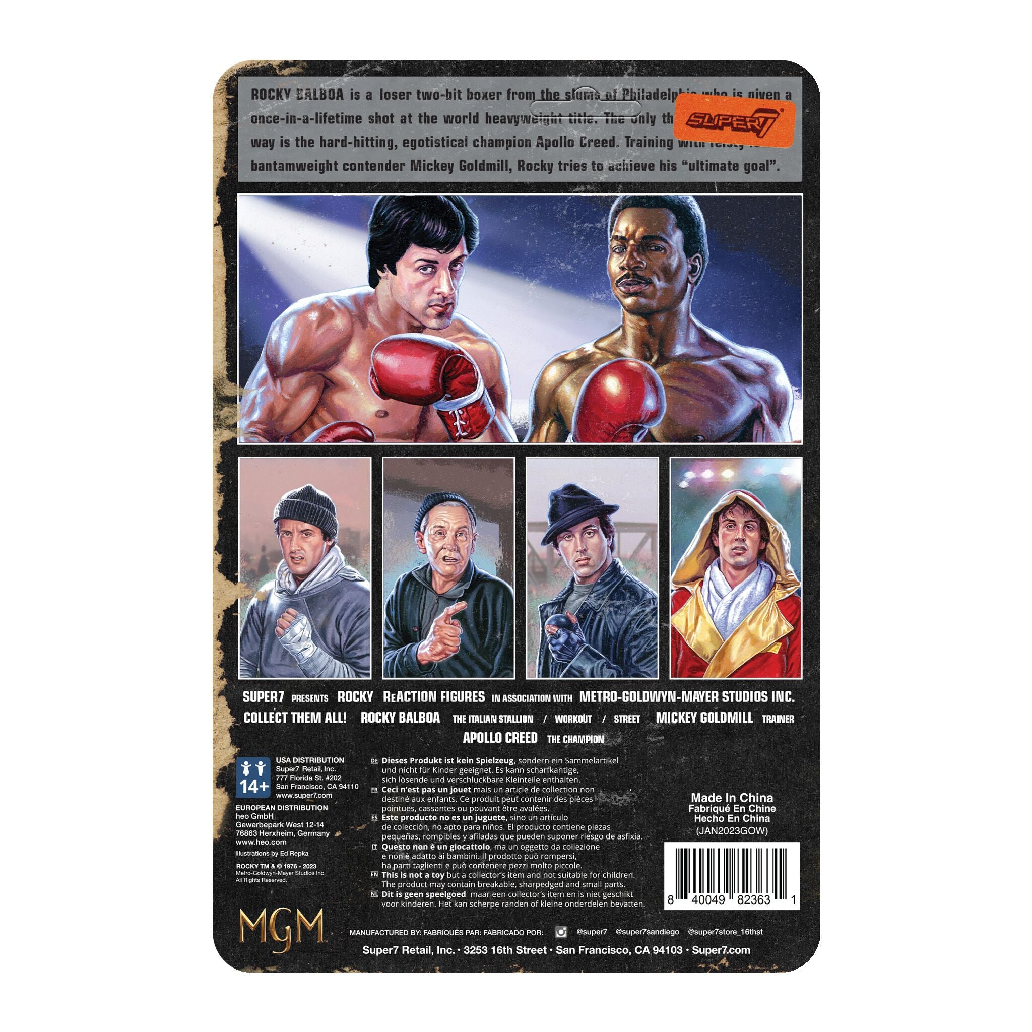 Super7 Rocky Italian Stallion figurină articulată