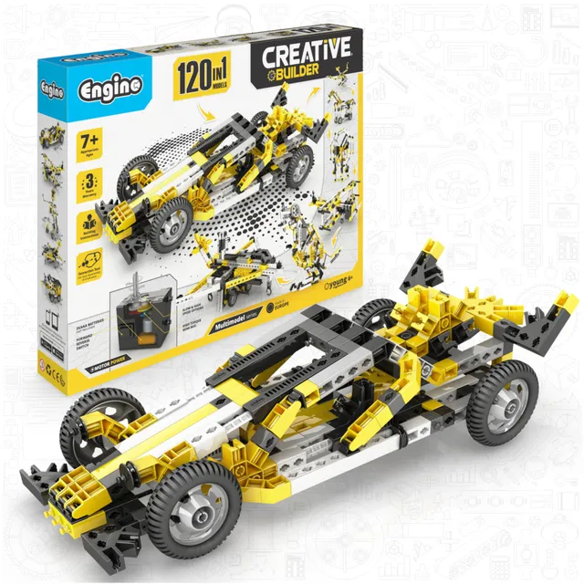 Engino Creative Builder set constructie 120 modele motorizat