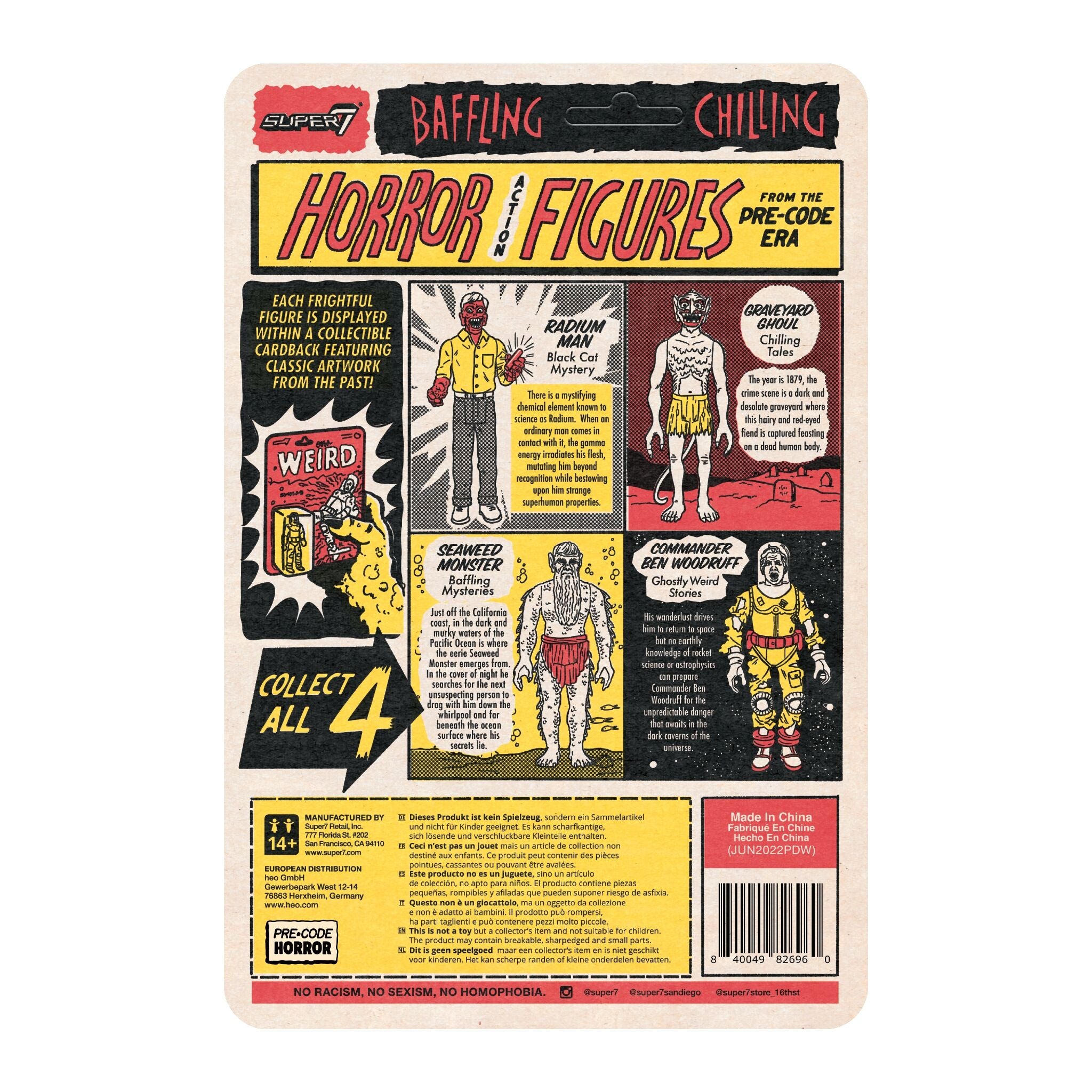 Super7 Pre-Code Horror Woodruff figurina ReAction 9,5 cm