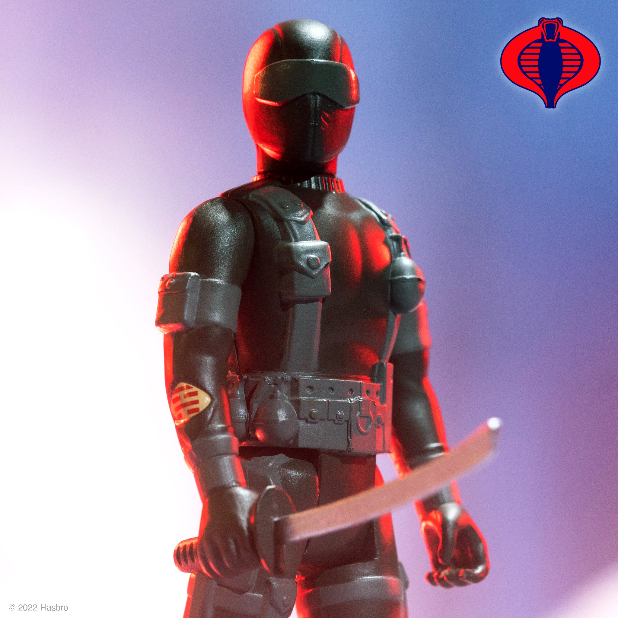 Super7 ReAction G.I. Joe Snake Eyes Comic figurina 9cm
