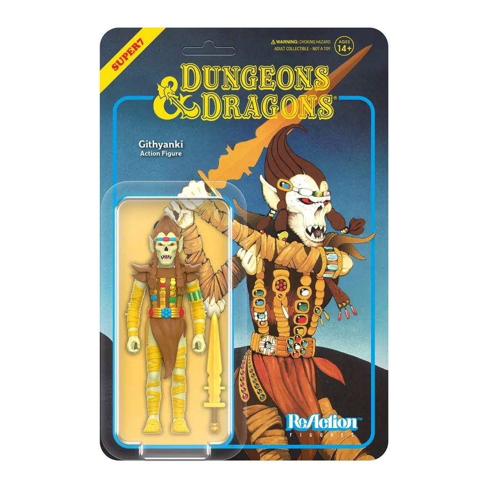 Super7 Dungeons Dragons ReAction Githyanki figurina 9,5 cm sabie