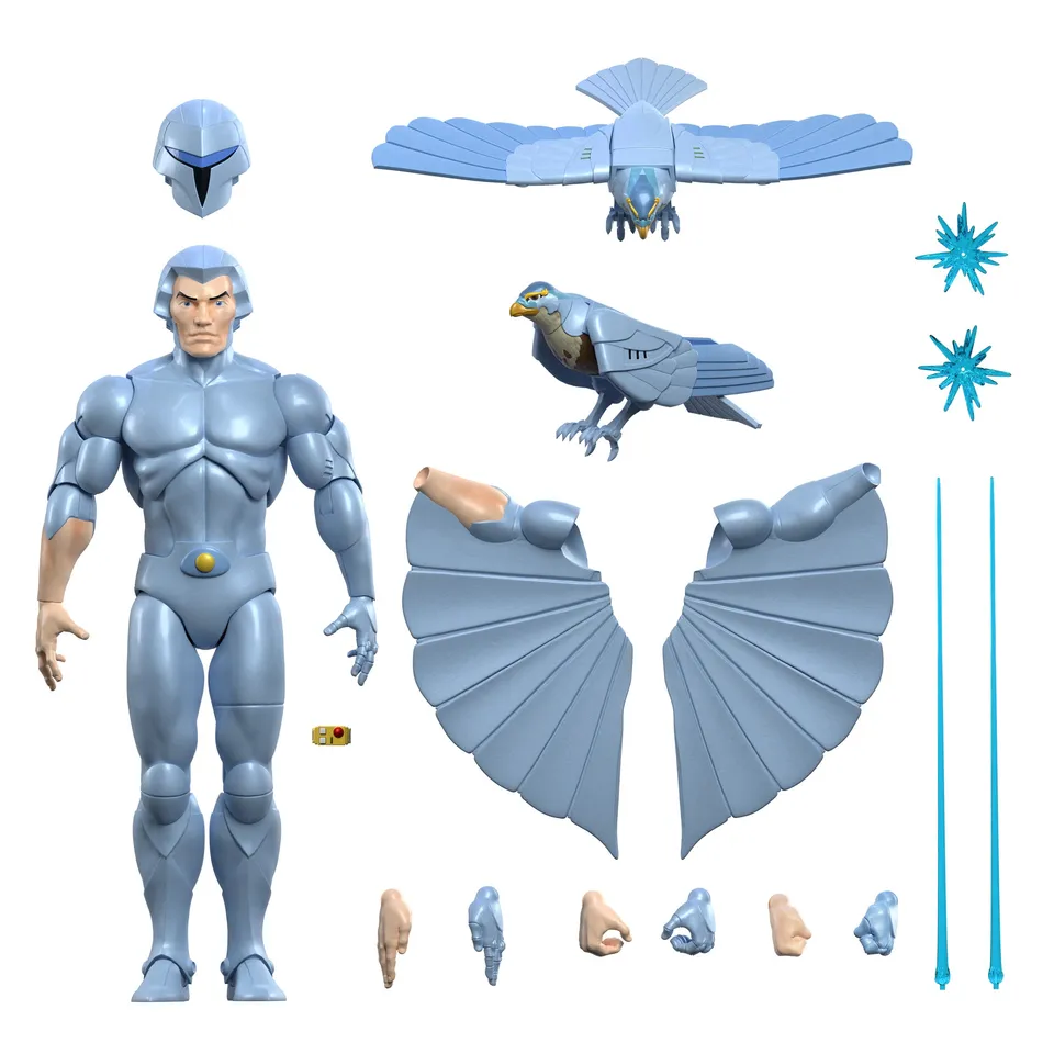 Super7 Ultimates SilverHawks Wave 1 Quicksilver figurină 18 cm