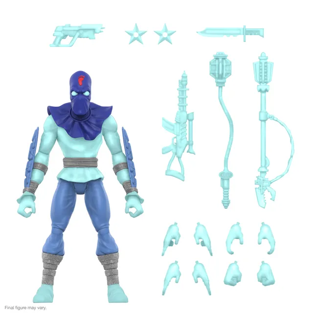 Super7 TMNT Ultimates Foot Soldier Glow figurina 18 cm fosforescenta