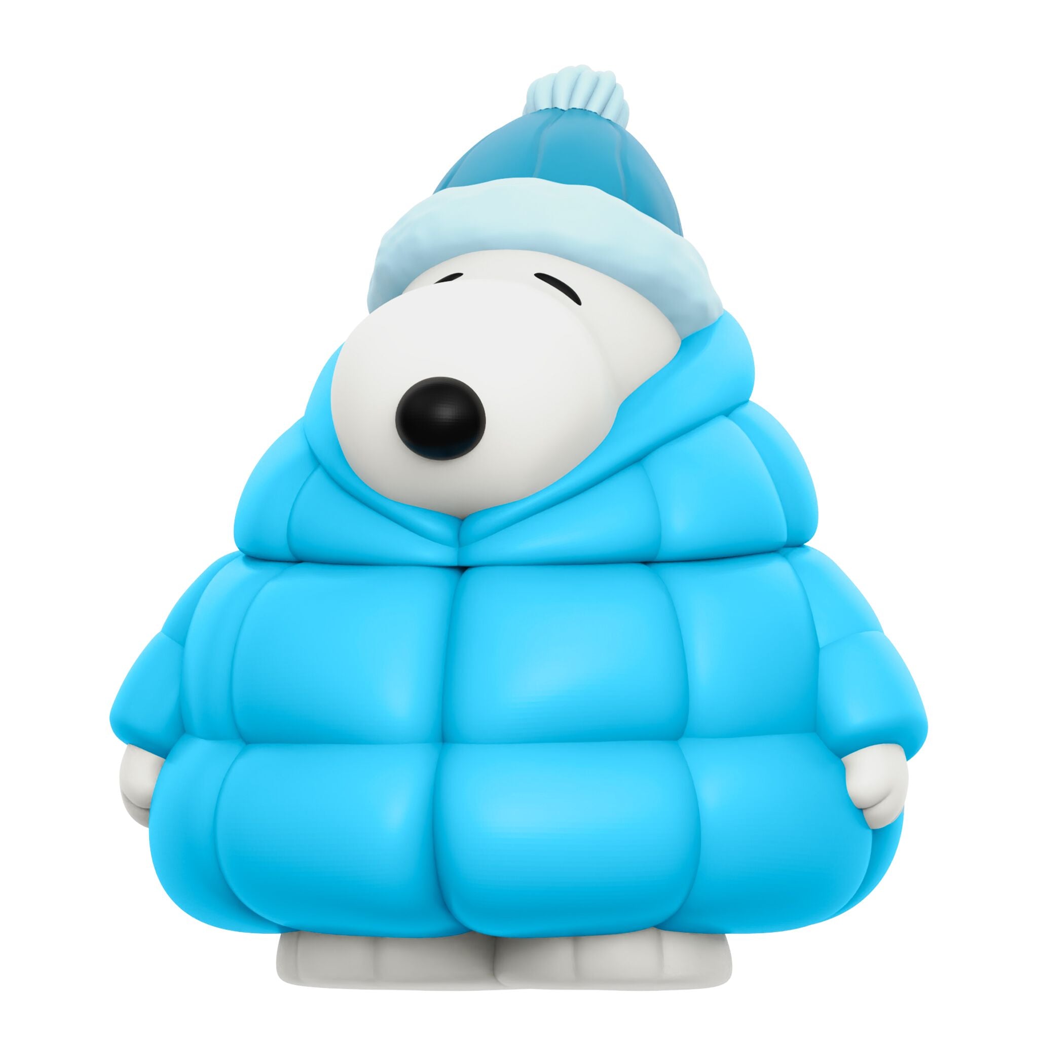 Super7 Peanuts Snoopy figurina vinil Puffy Coat