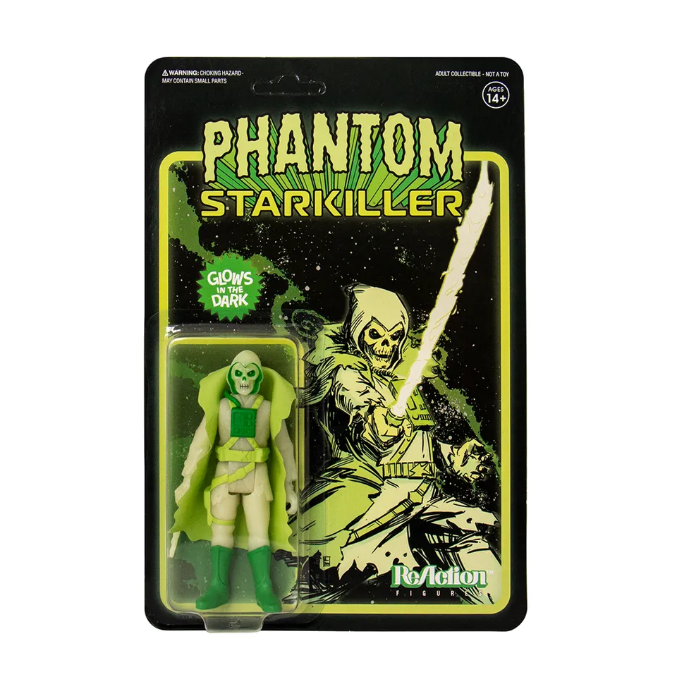 Super7 Killer Bootlegs Phantom Starkiller figurina fosforescenta