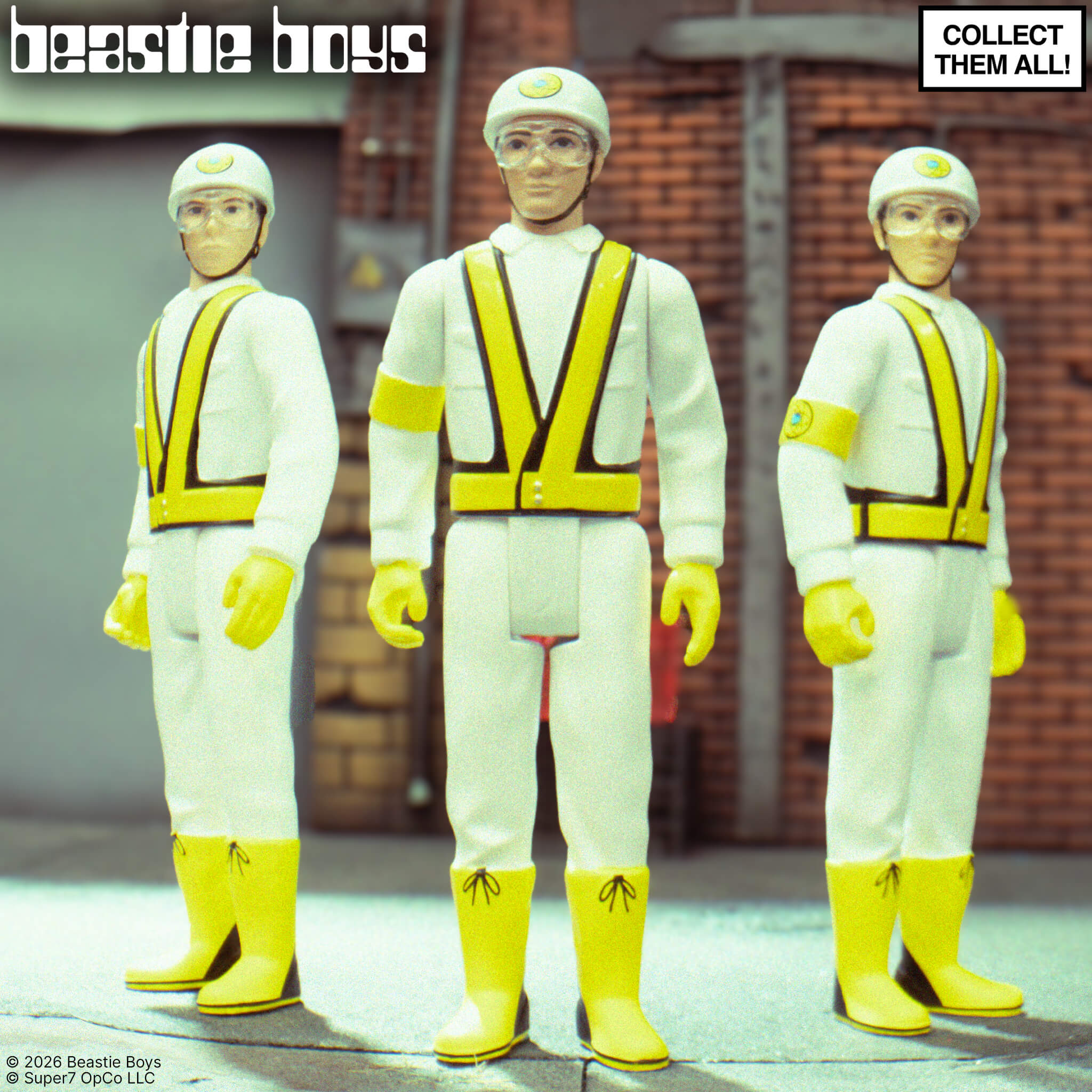 Super7 Beastie Boys ReAction Intergalactic set 3 figurine