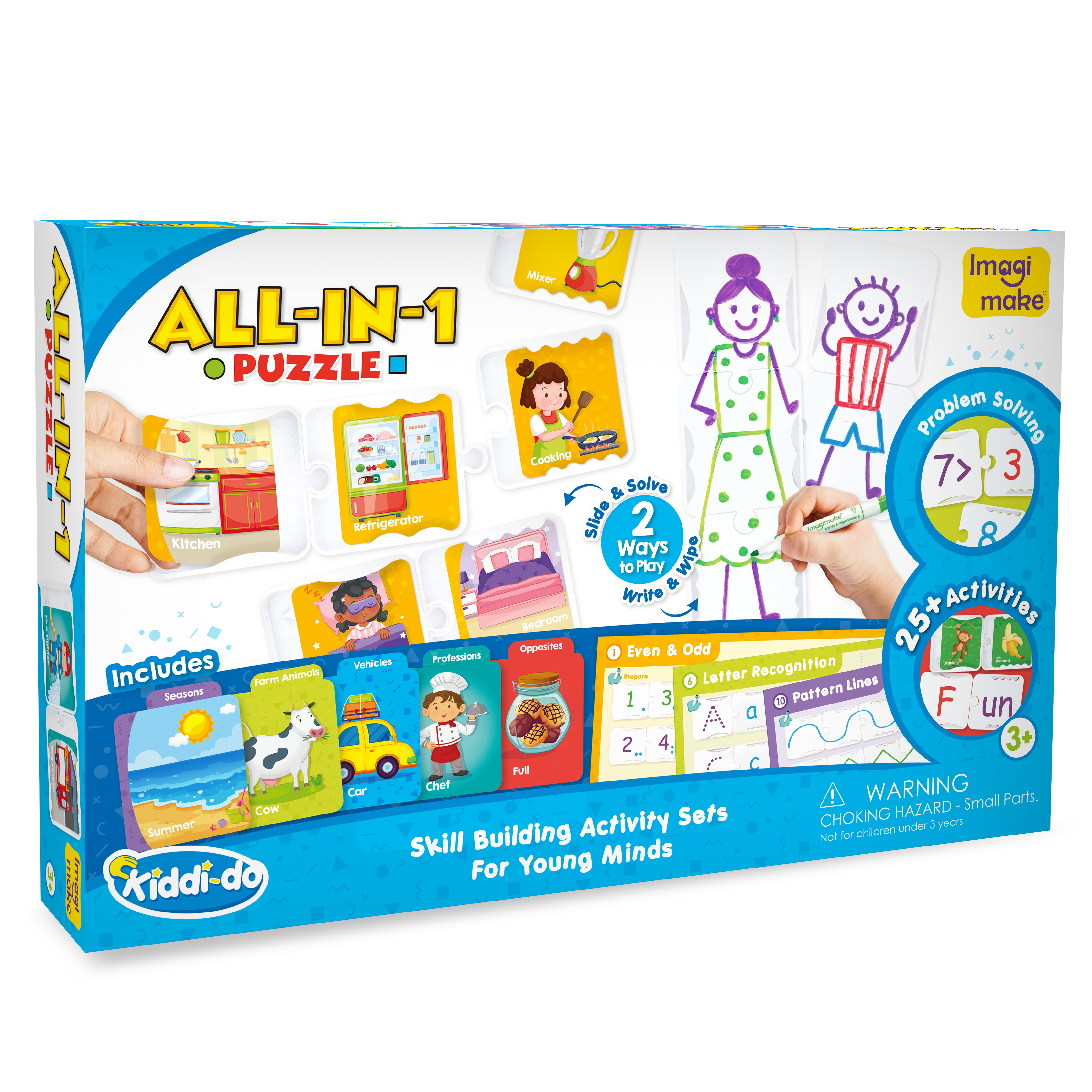 Imagimake Kiddi-do All-In-1 puzzle educativ 16 piese