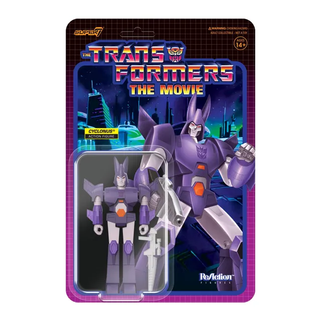 Super7 Transformers ReAction Cyclonus G1 figurina 10 cm
