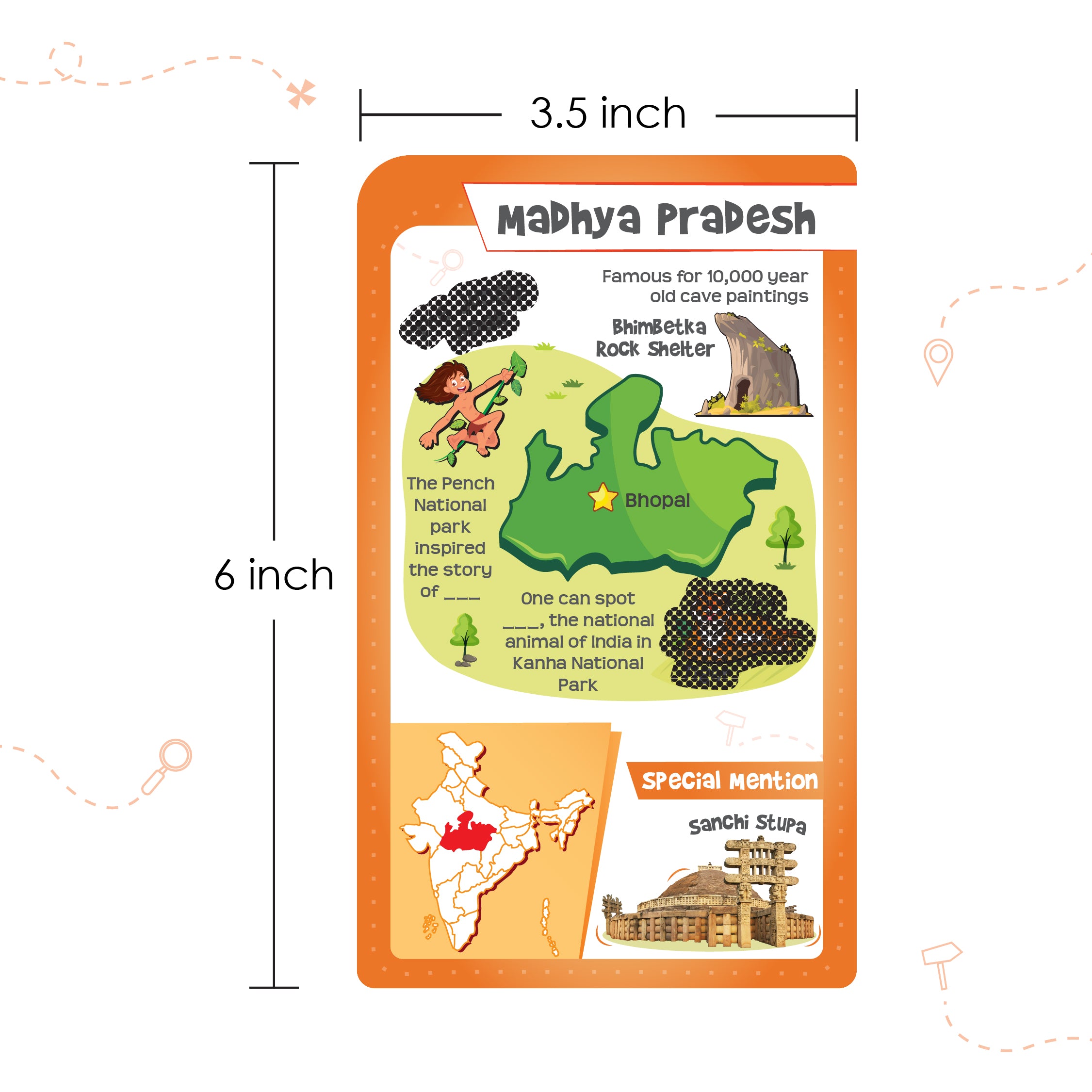 Imagimake Mapology India Flashcards carduri educative 31 buc
