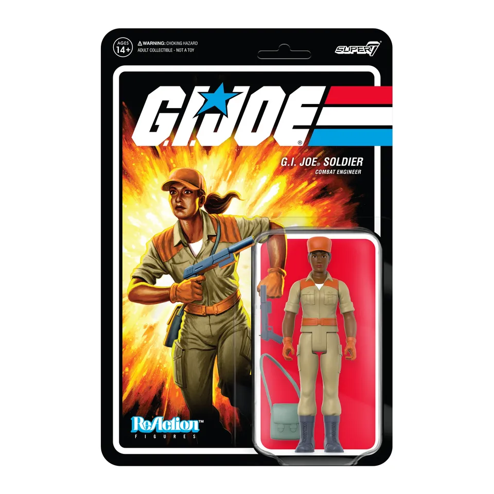Super7 G.I. Joe Wave 3 inginera figurina 9,5 cm par saten