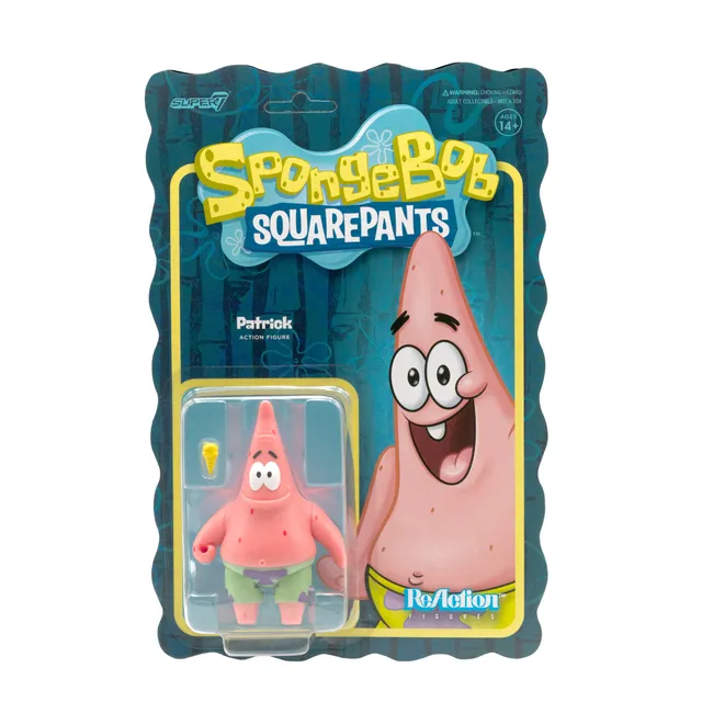 Super7 ReAction SpongeBob Patrick figurină 9,5 cm