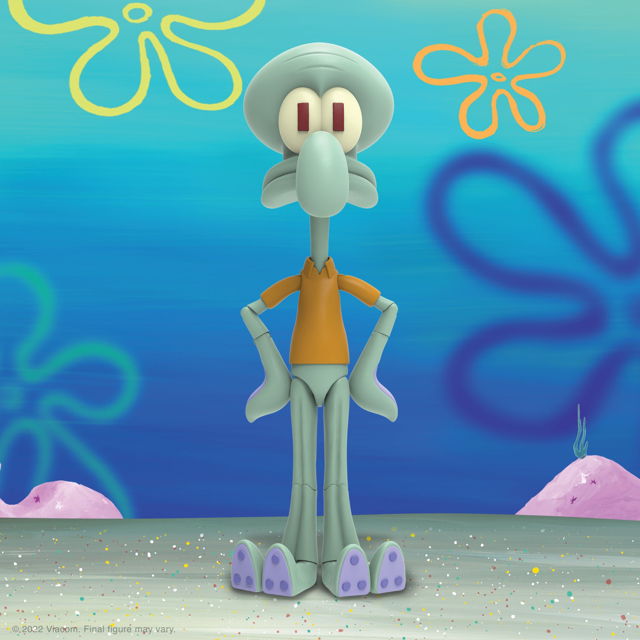 Super7 SpongeBob Ultimates Squidward figurina 7 inch