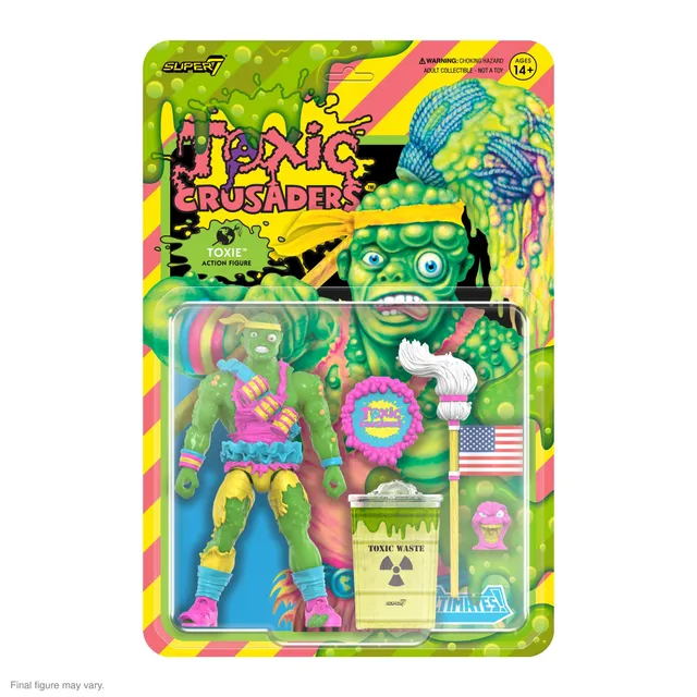 Super7 Ultimates Toxie Slime Glow figurină fosforescentă 18 cm
