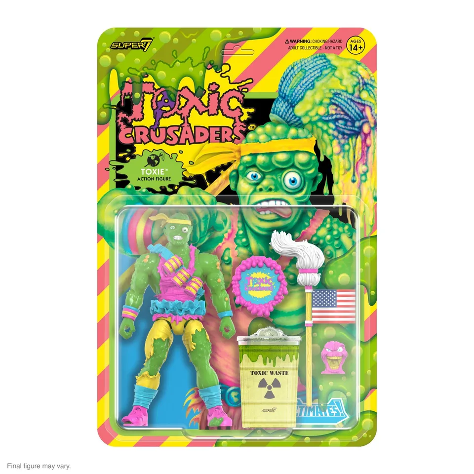 Super7 Ultimates Toxie Slime Glow figurină fosforescentă 18 cm