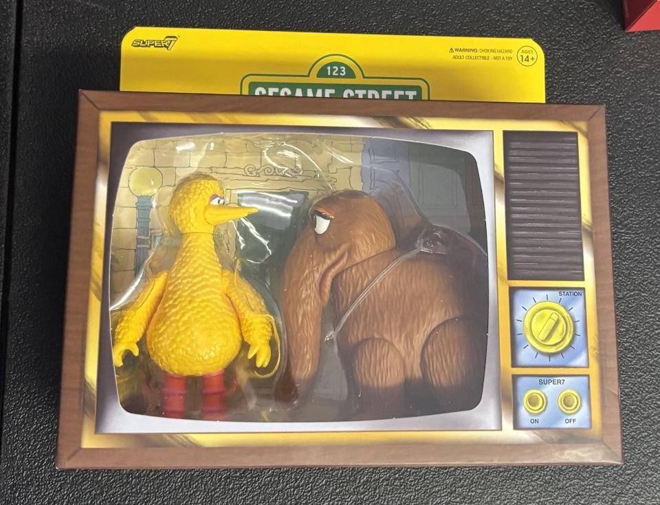 Super7 ReAction Big Bird Snuffleupagus set 2 figurine