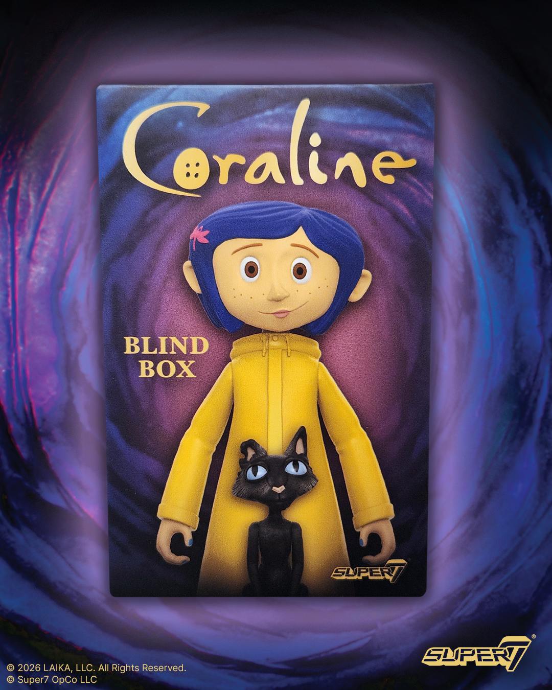 Super7 ReAction Coraline Blind Box Wave 01 figurina surpriza