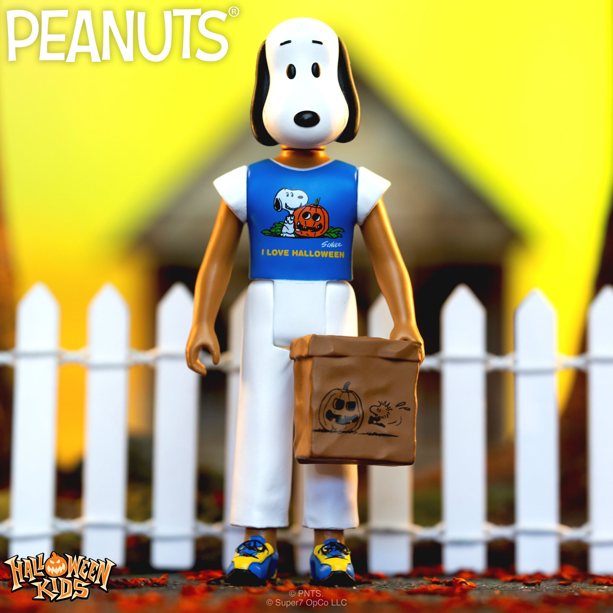 Super7 ReAction Snoopy Girl Peanuts figurina 9,5 cm Halloween