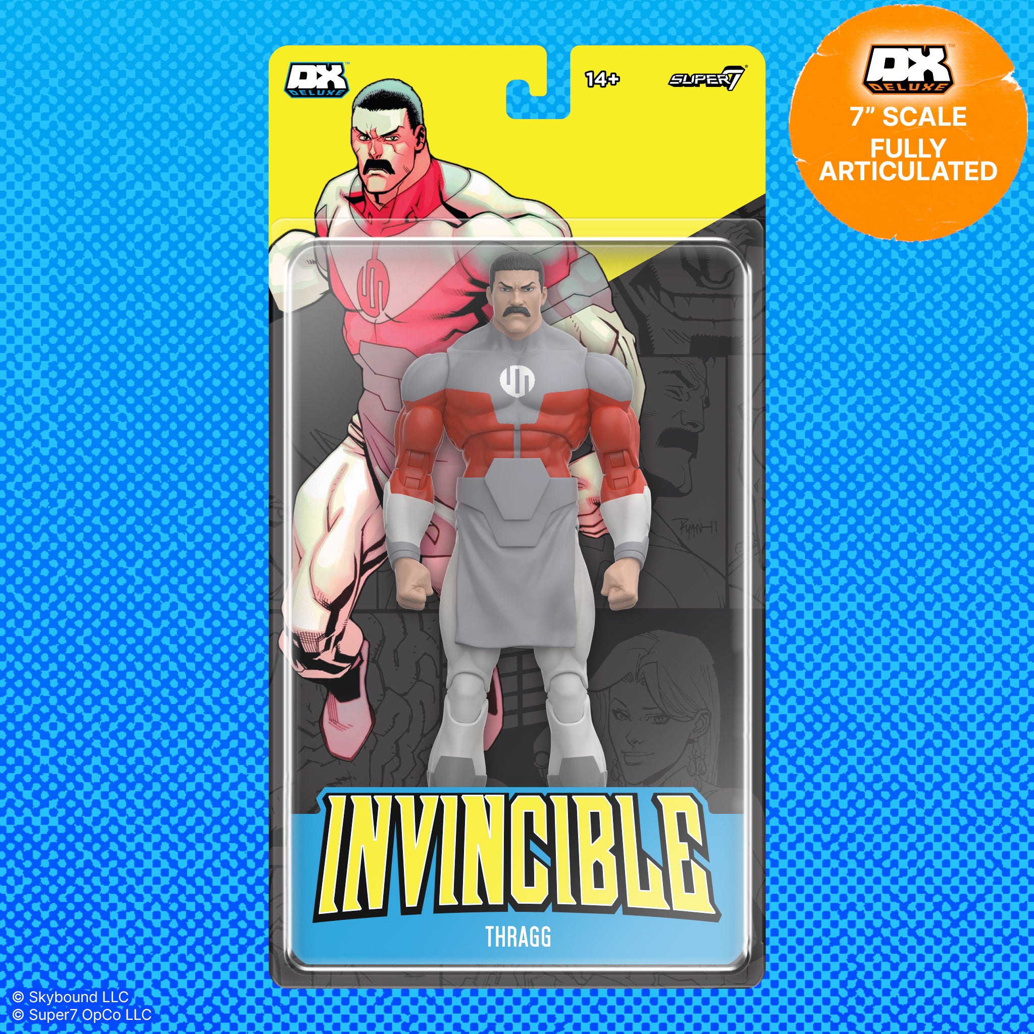 Super7 Invincible Deluxe Thragg figurina deluxe articulata