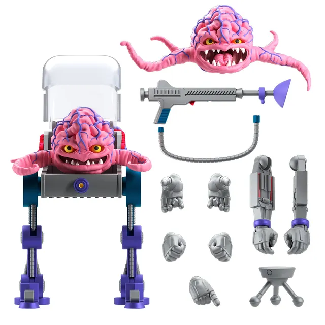 Super7 TMNT Krang Ultimates figurina 18 cm creier