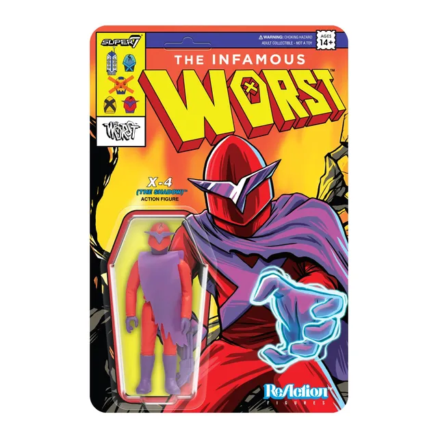 Super7 The Worst Wave 05 X4 Shadow figurină 9,5 cm