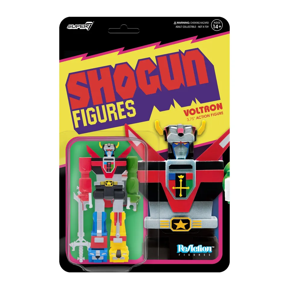 Super7 ReAction Voltron Shogun figurină 9,5 cm