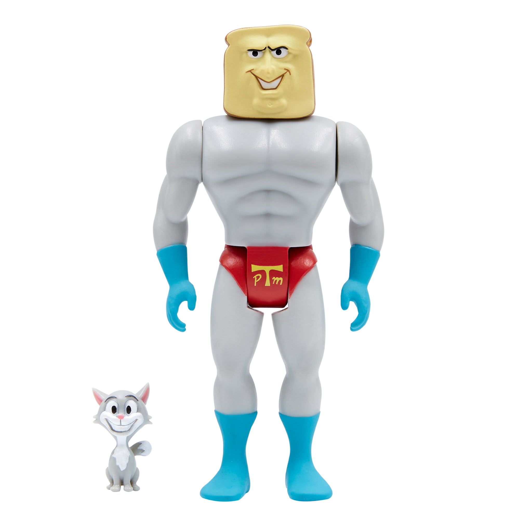 Super7 Ren & Stimpy Powdered Toast Man figurină 9,5 cm