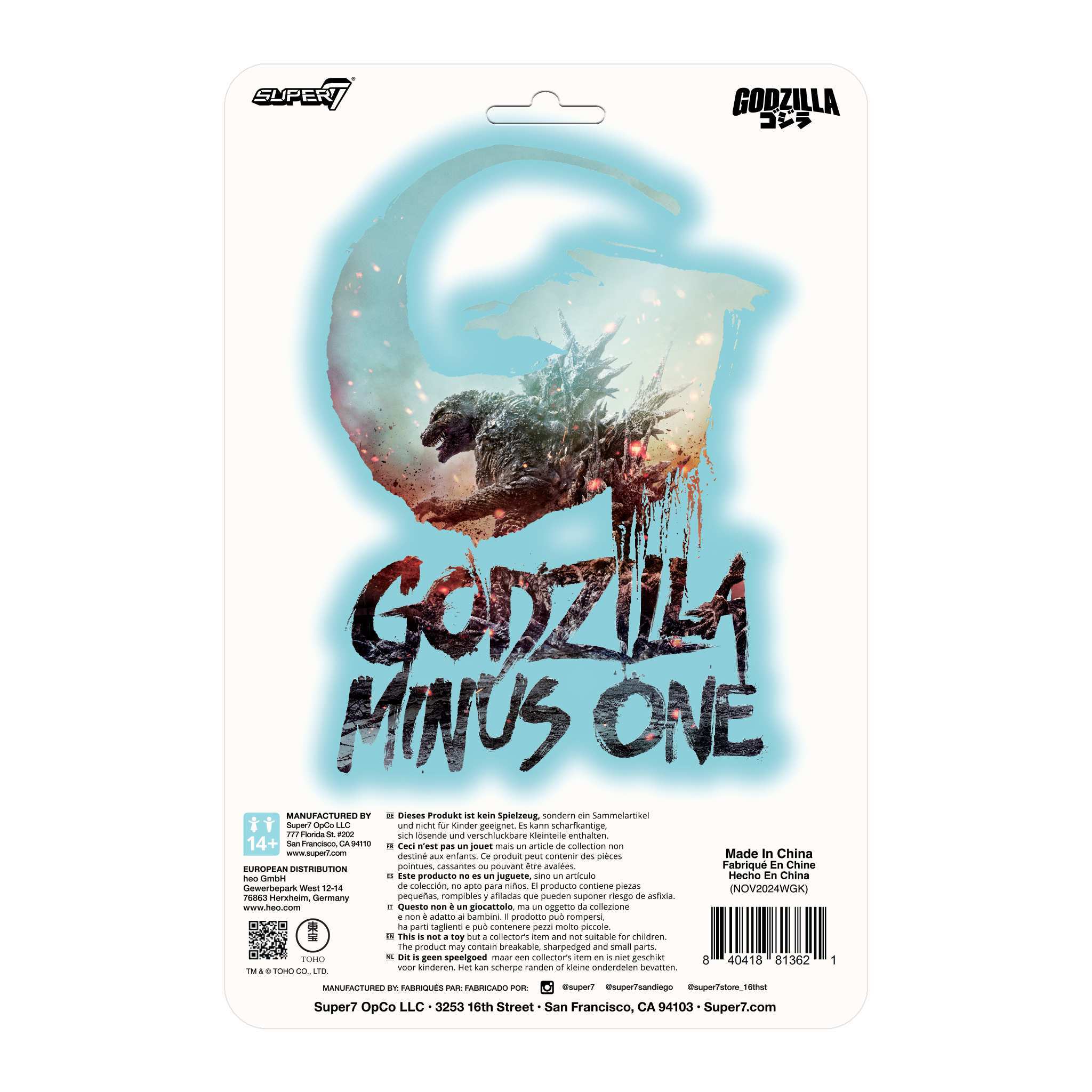 Super7 ReAction Godzilla Minus One Charging figurina 9,5cm