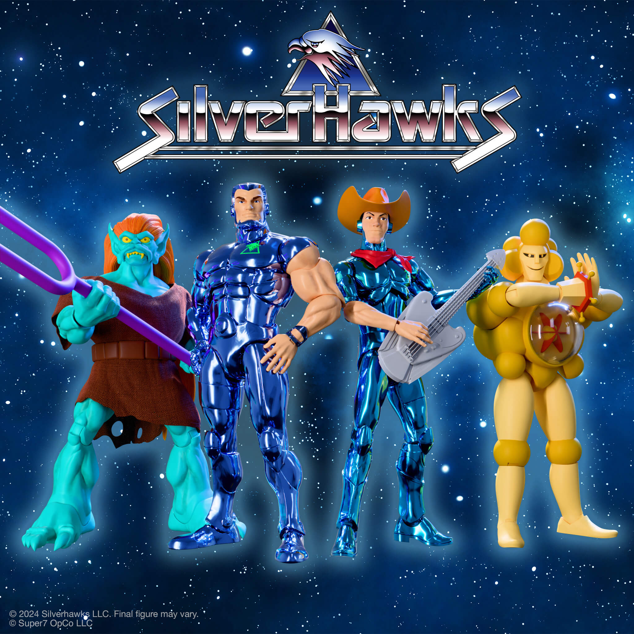 Super7 SilverHawks Ultimates set 4 figurine Wave 06 jucarie