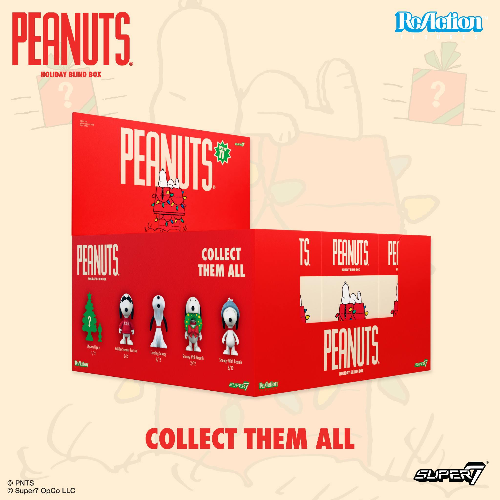 Super7 Peanuts Wave 11 Snoopy Holiday figurine set 12 blind box